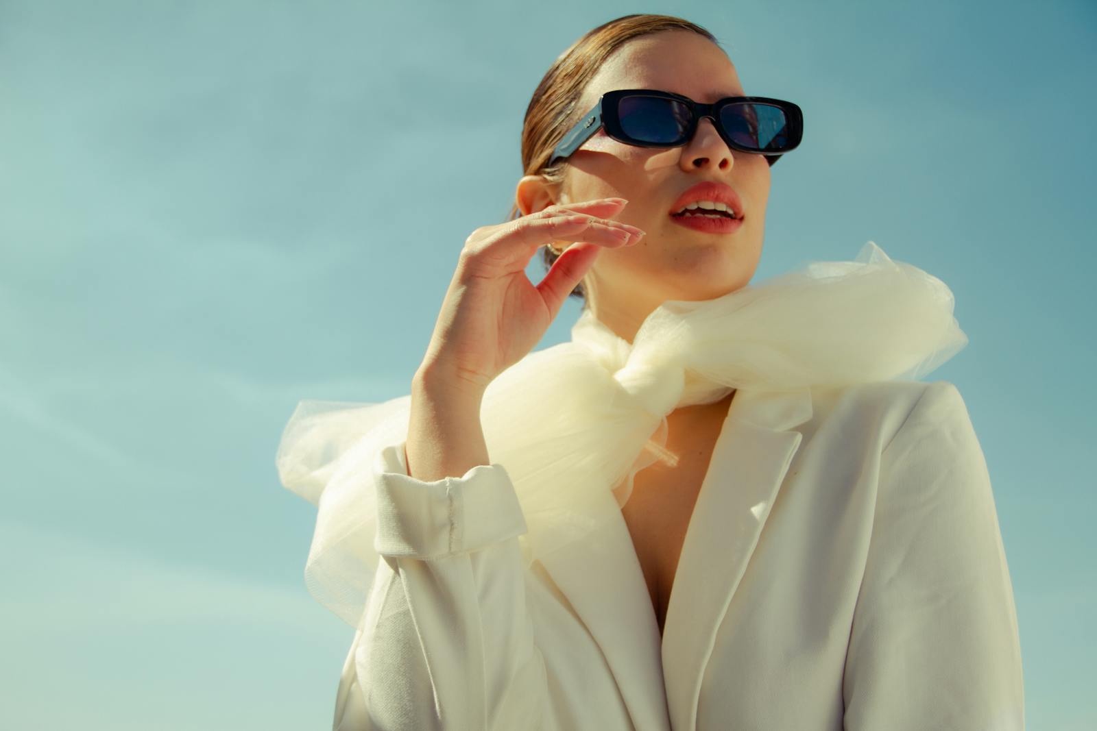 a woman wearing luxurious accessories with a positive mindset